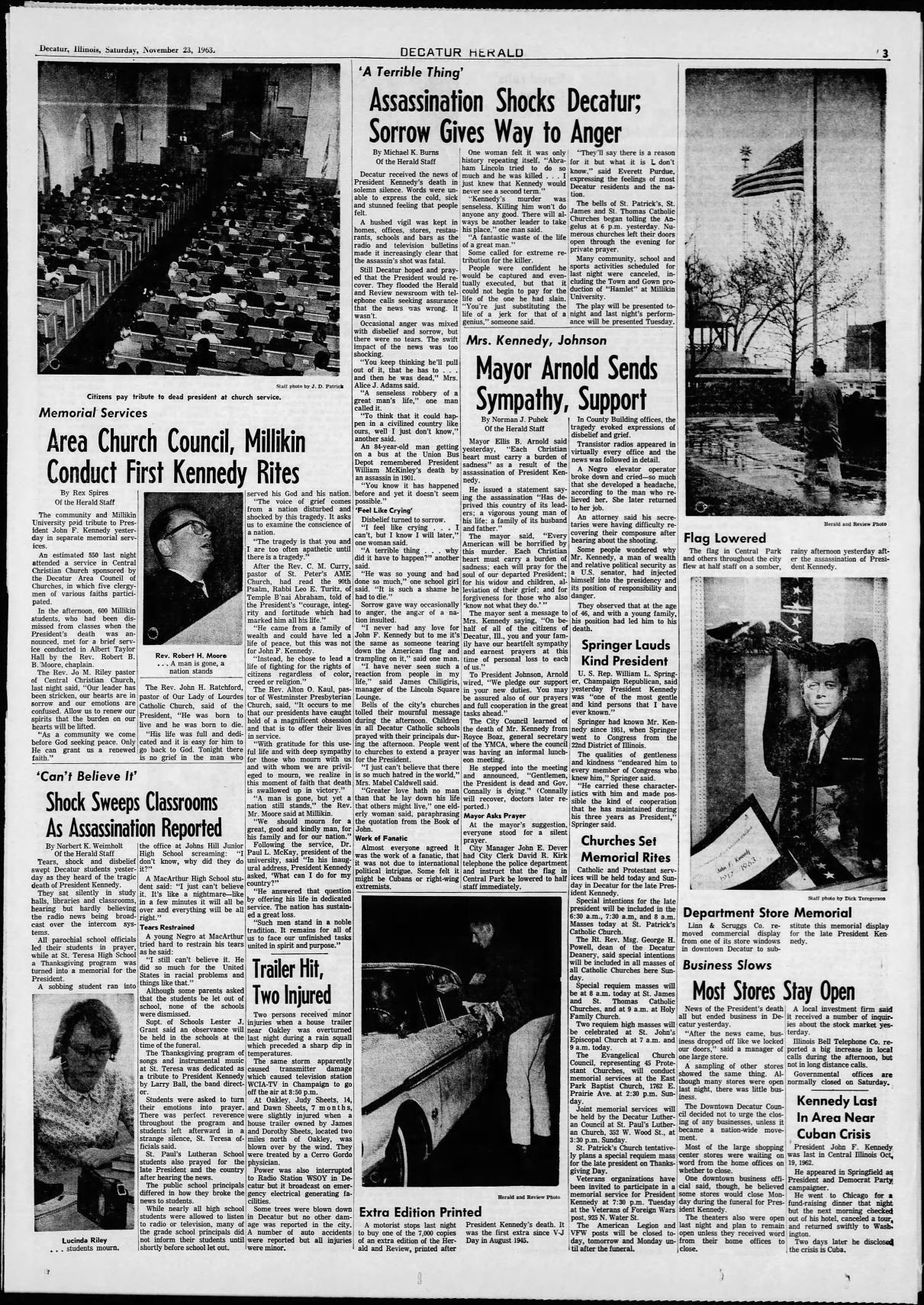 Nov. 23, 1963, The Decatur Herald, A3